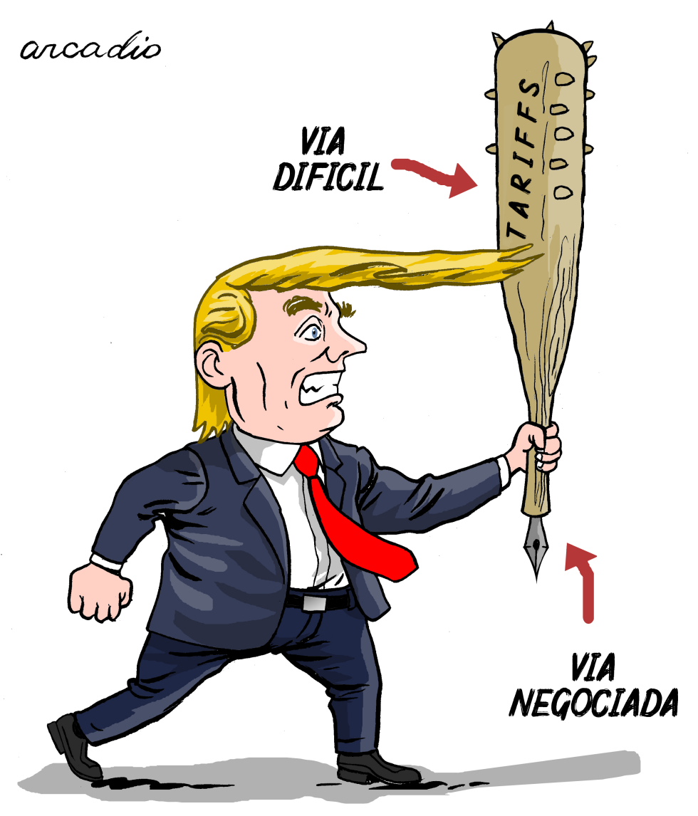  LAS DOS VíAS DE TRUMP by Arcadio Esquivel