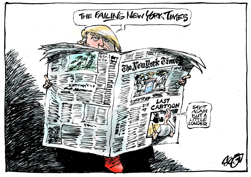 End of cartoons in NYT