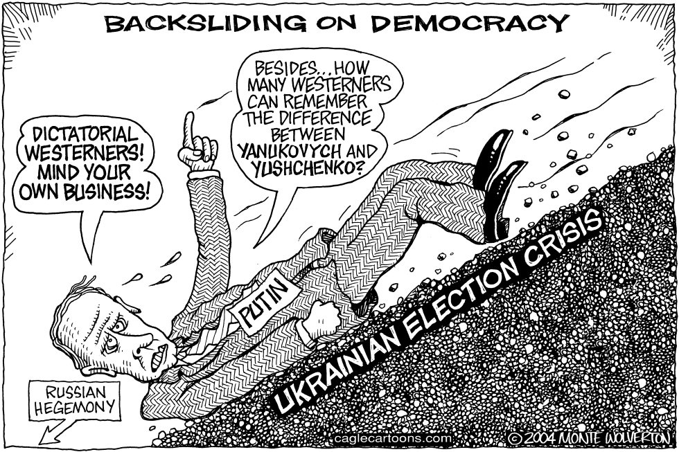  PUTIN BACKSLIDES ON DEMOCRACY by Wolverton