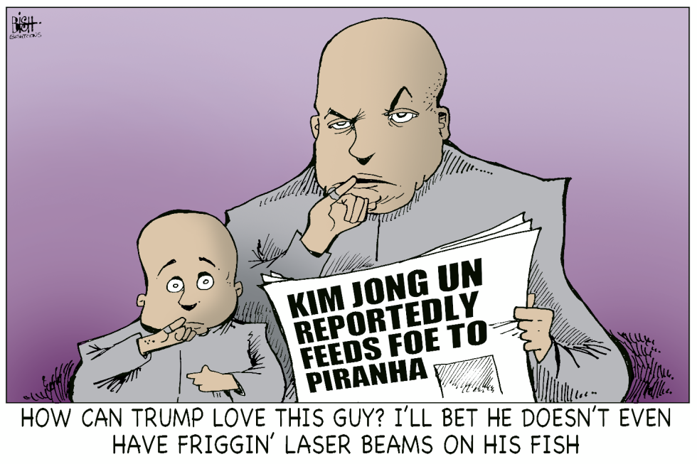 KIM JONG UN PIRANHA