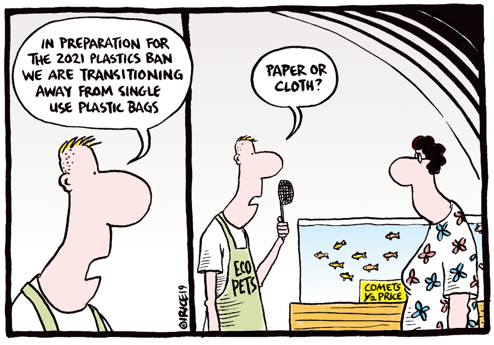 Away From Single Use Plastic Bags