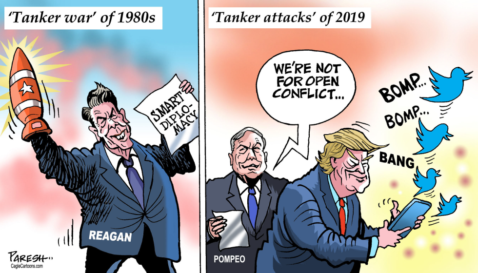 Reagan and Trump on tankers