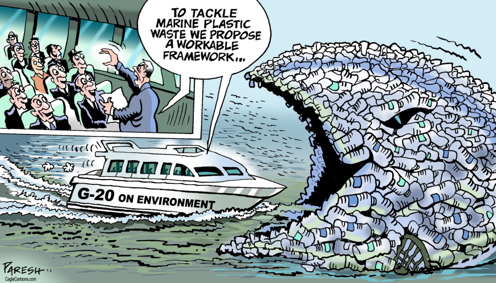  G-20 ON MARINE PLASTIC by Paresh Nath