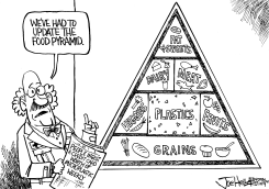 MICROPLASTICS by Joe Heller