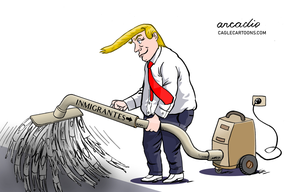  TRUMP Y EL DRAMA DE LOS INMIGRANTES by Arcadio Esquivel