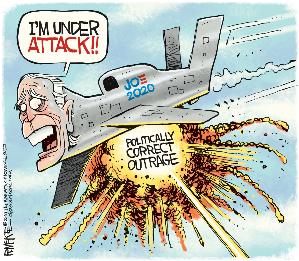  BIDEN DRONE by Rick McKee