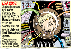 ETERNAL POTUS HEAD by Monte Wolverton