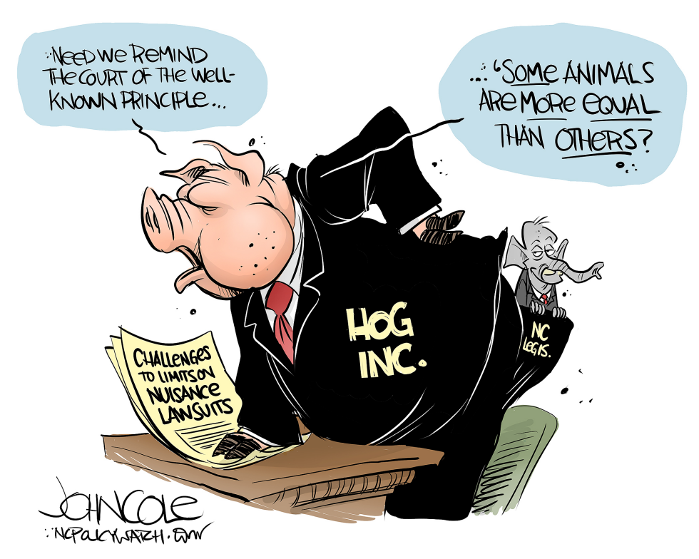 LOCAL NC Hog industry and lawsuit limits