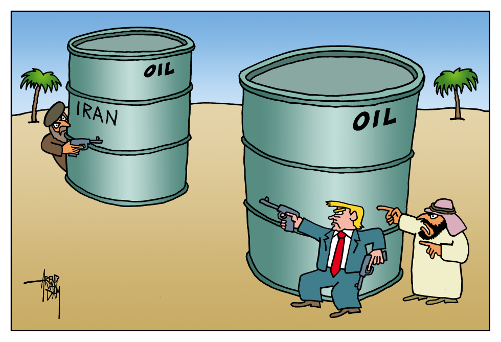 duel Trump against Iran