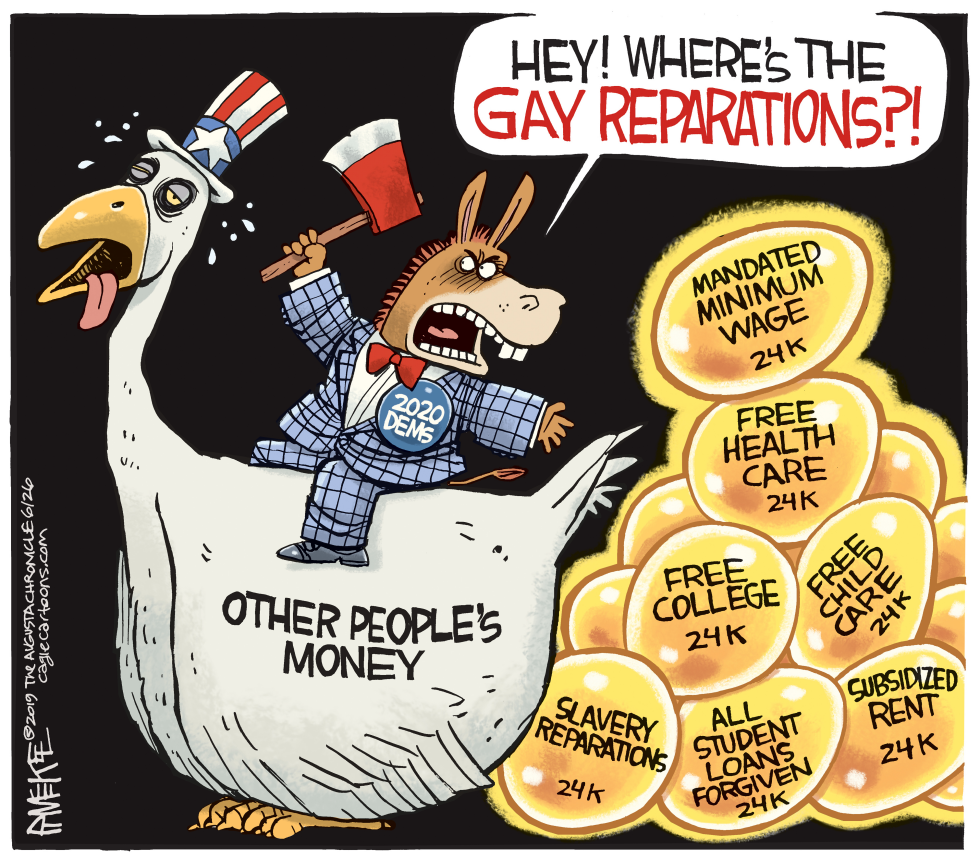  GAY REPARATIONS by Rick McKee