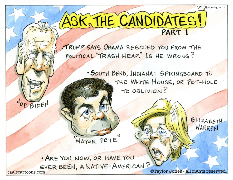  ASK THE CANDIDATES -  PART 1 by Taylor Jones