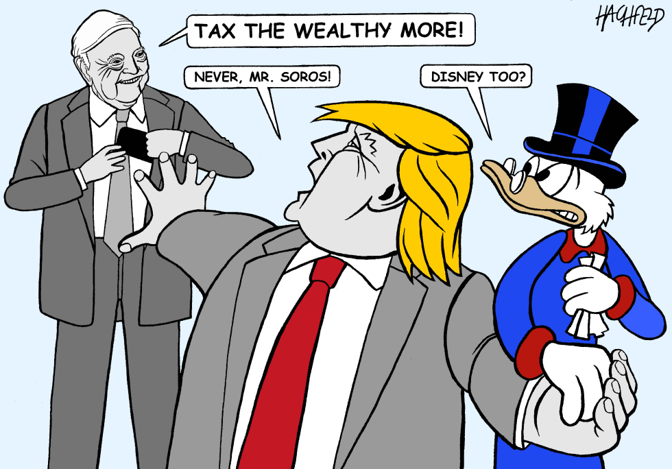  SOROS FOR NEW WEALTH TAX by Rainer Hachfeld