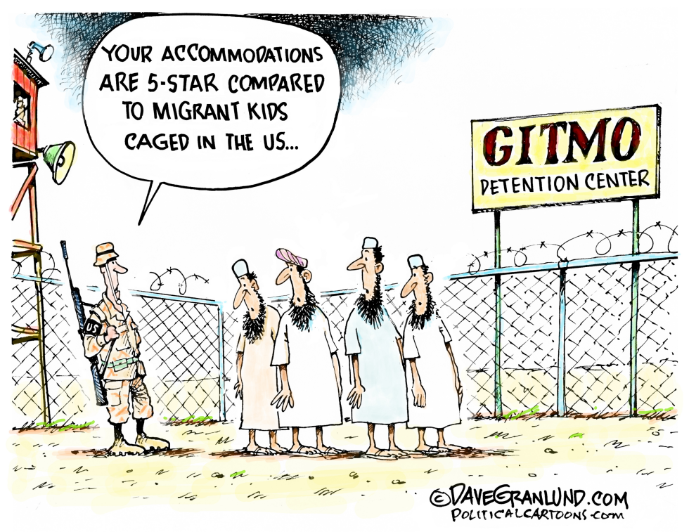  MIGRANT CHILDREN DETAINEES by Dave Granlund