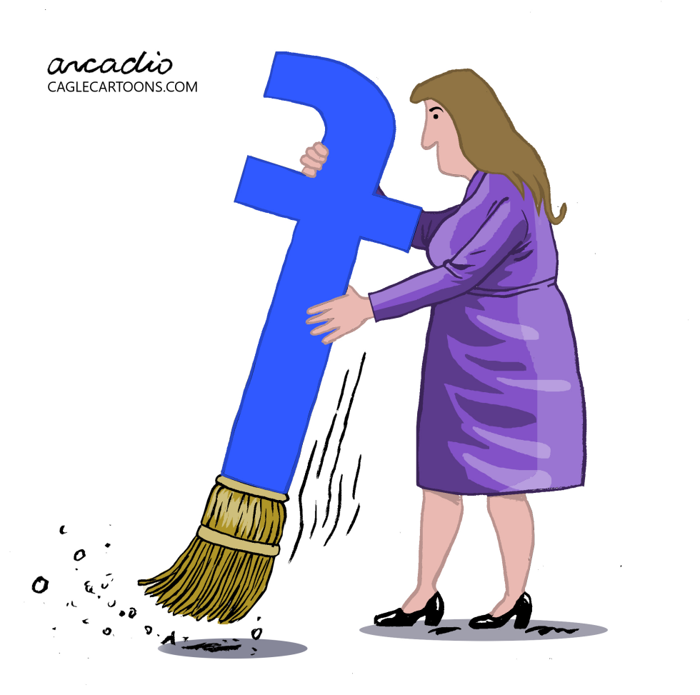 Facebook broom.