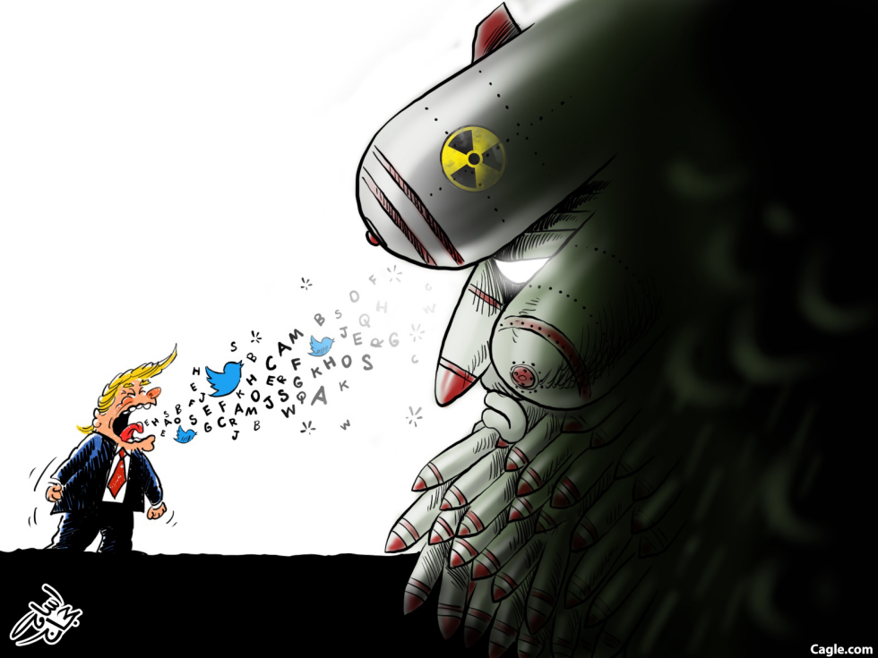  TRUMP VS IRAN by Osama Hajjaj