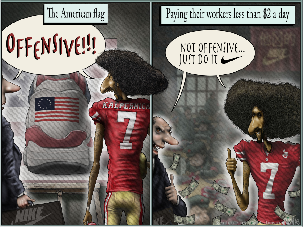Colin Kaepernick Nike Flag
