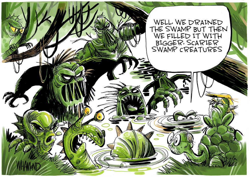  SWAMP CREATURES by Dave Whamond