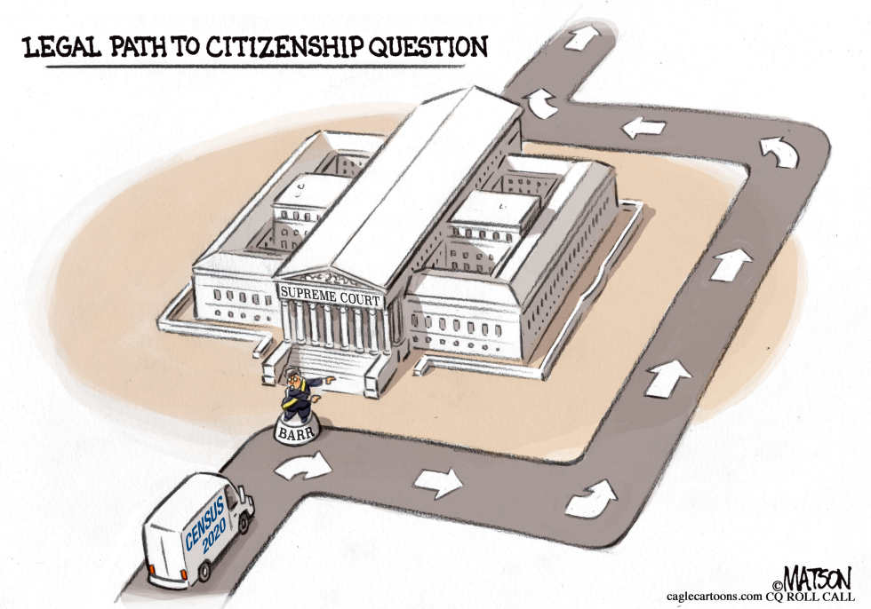  LEGAL PATH TO CENSUS CITIZENSHIP QUESTION by RJ Matson