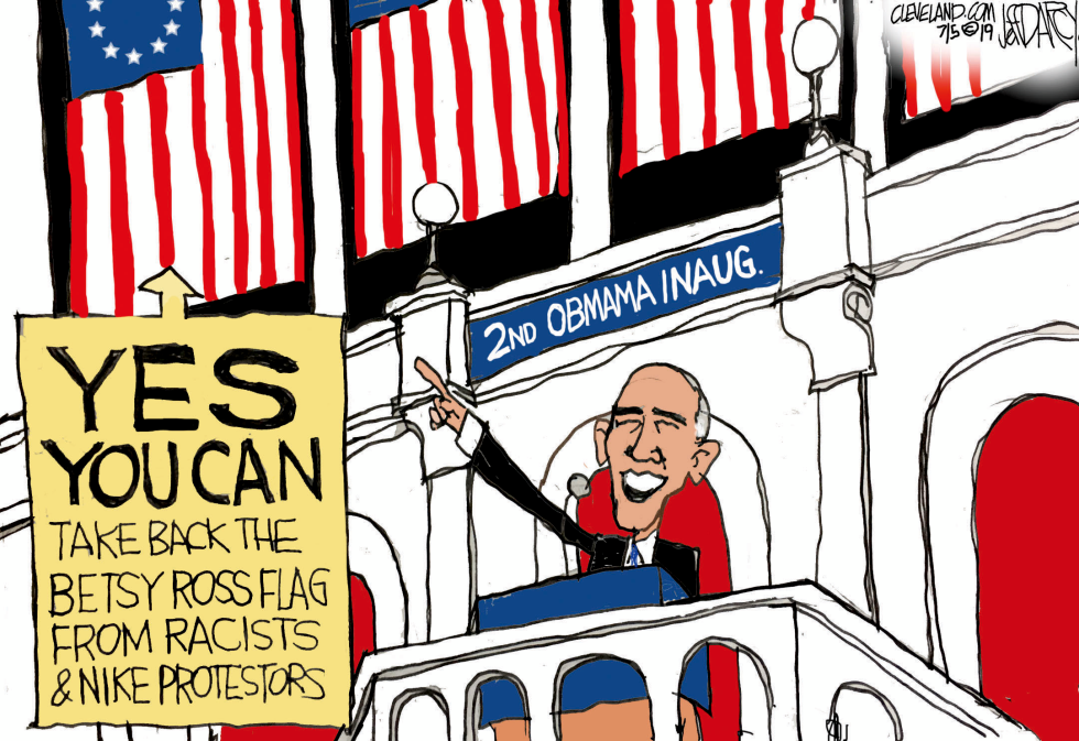 Betsy Ross US Flag at Obama Inauguration