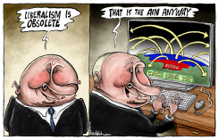 PUTIN SAYS LIBERALISM IS OBSOLETE by Brian Adcock
