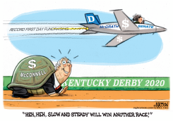 AMY MCGRATH CHALLENGES SENATOR MCCONNELL by R.J. Matson