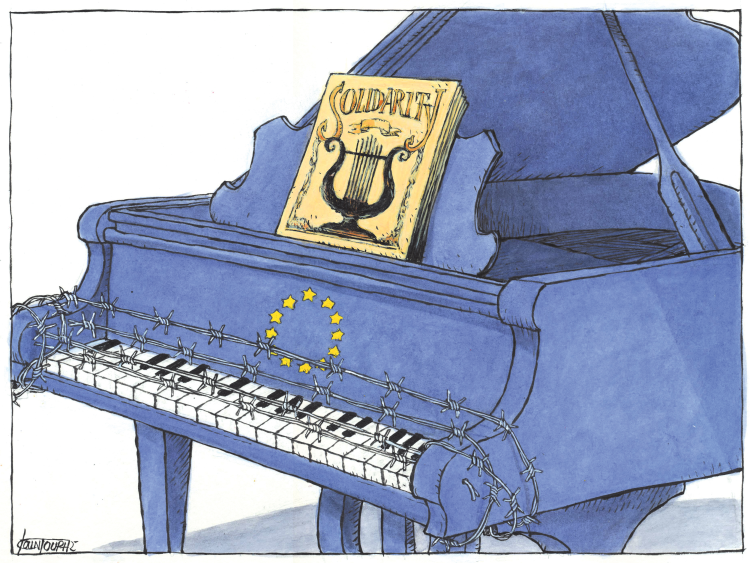 EU SOLIDARITY PIANO by Michael Kountouris