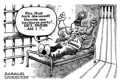 BOY THAT JACK ABRAMOFF THROWS ONE HECKUVA PARTY by Jimmy Margulies