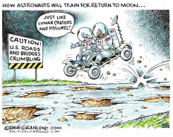 NASA RETURN TO MOON PREP by Dave Granlund