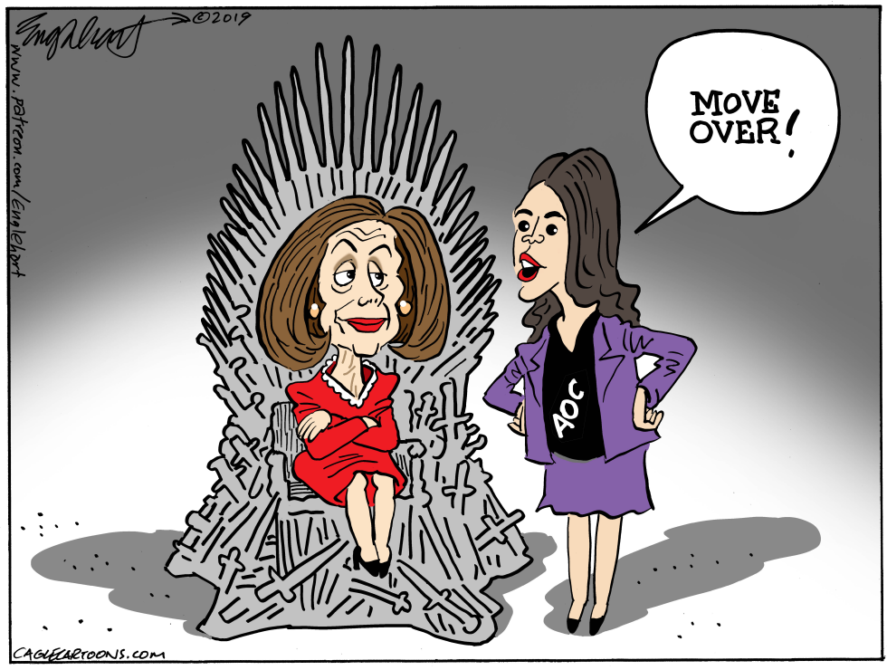  NANCY AND AOC by Bob Englehart