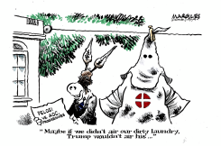 TRUMP RACIST ATTACKS by Jimmy Margulies