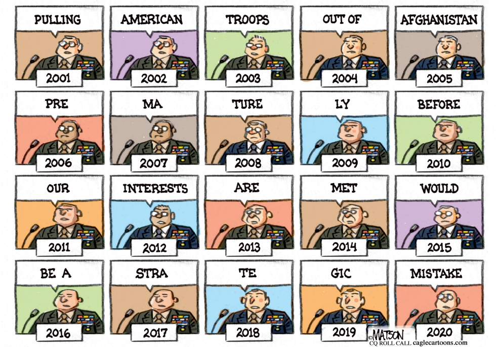 No Time For Troops To Leave Afghanistan