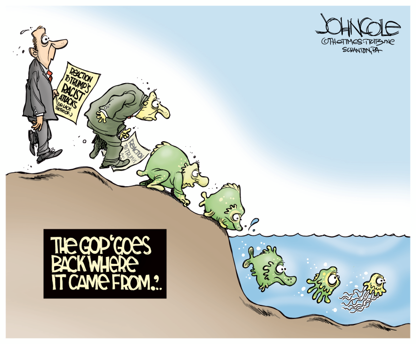 GOP and Trump racist tweets
