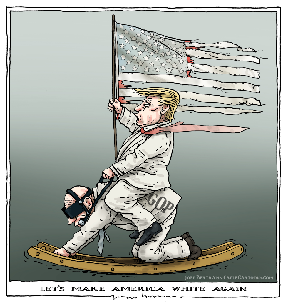  LET'S MAKE AMERICA WHITE AGAIN by Joep Bertrams