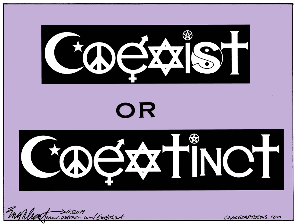  COEXIST OR ELSE by Bob Englehart