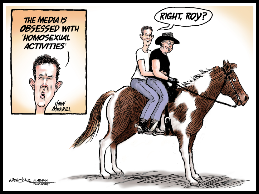 Outhomophobing Roy Moore