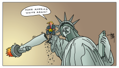 MAKE AMERICA WHITE AGAIN by Arend Van Dam