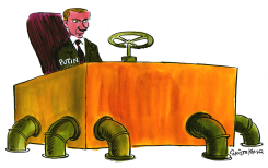 PUTIN'S DESK - by Christo Komarnitski