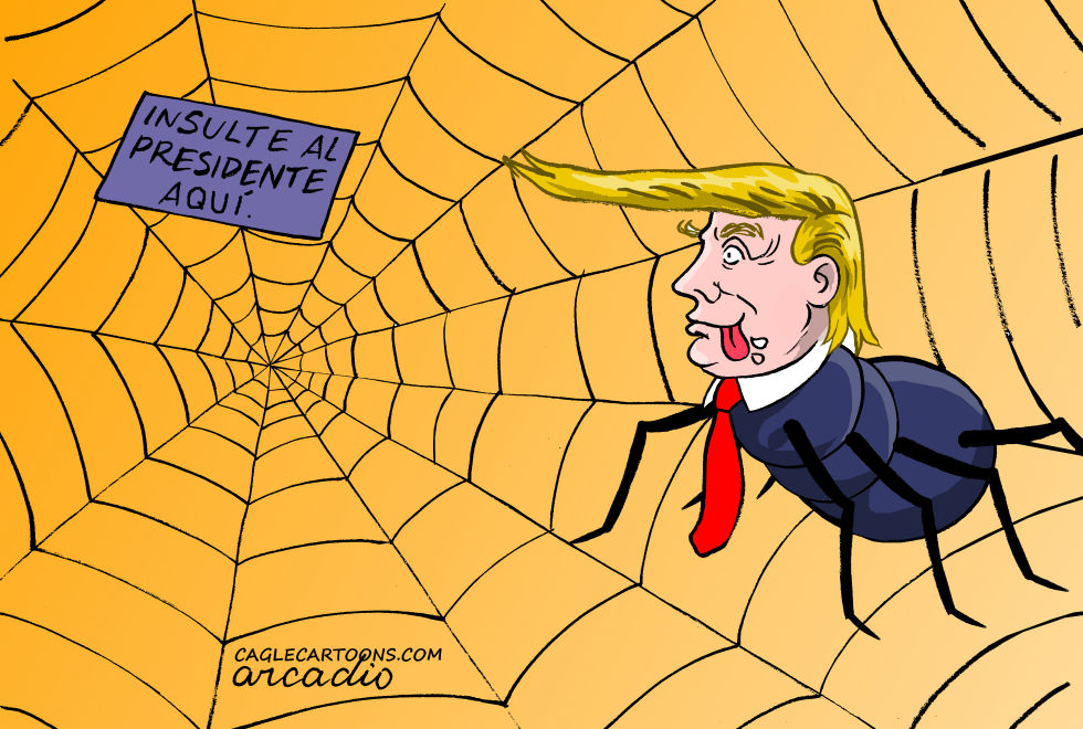 La araña Trump