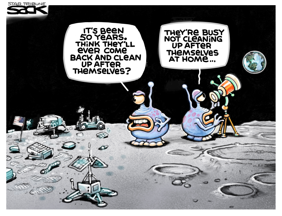  MOON MESS by Steve Sack