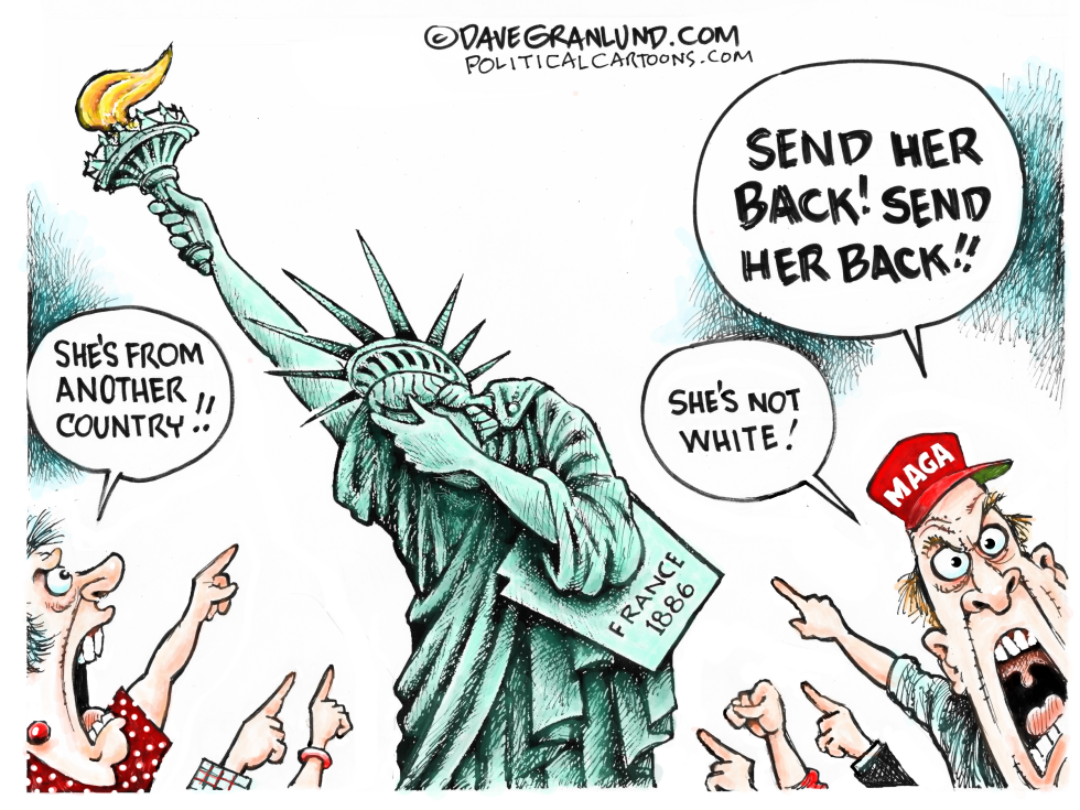  SEND HER BACK by Dave Granlund