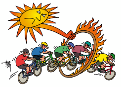TOUR AND HEATWAVE by Arend Van Dam