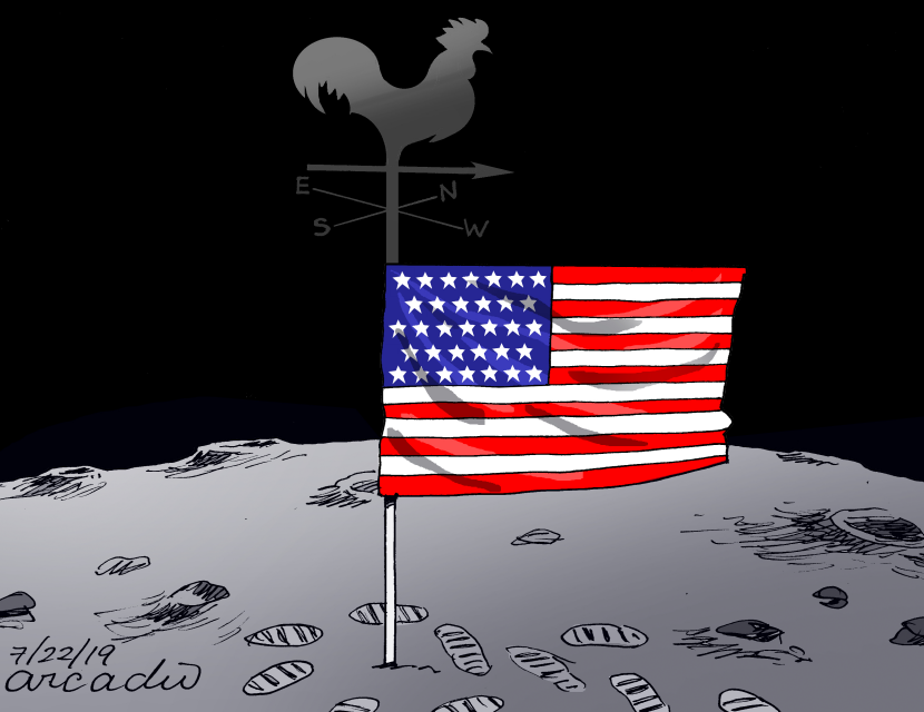 Man on the moon