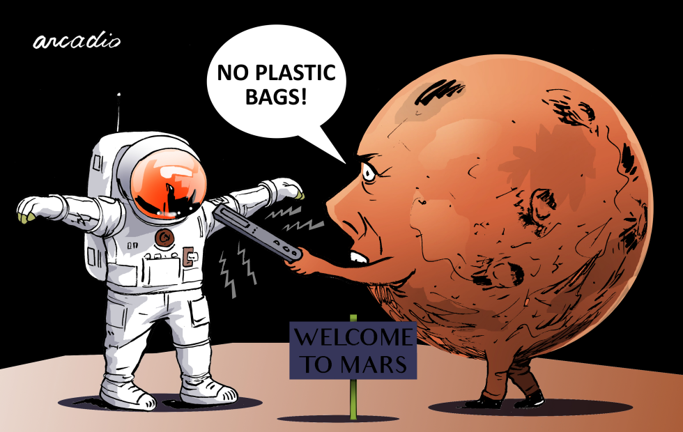 The martians are prevented