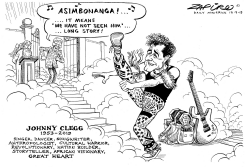 JOHNNY CLEGG by Zapiro