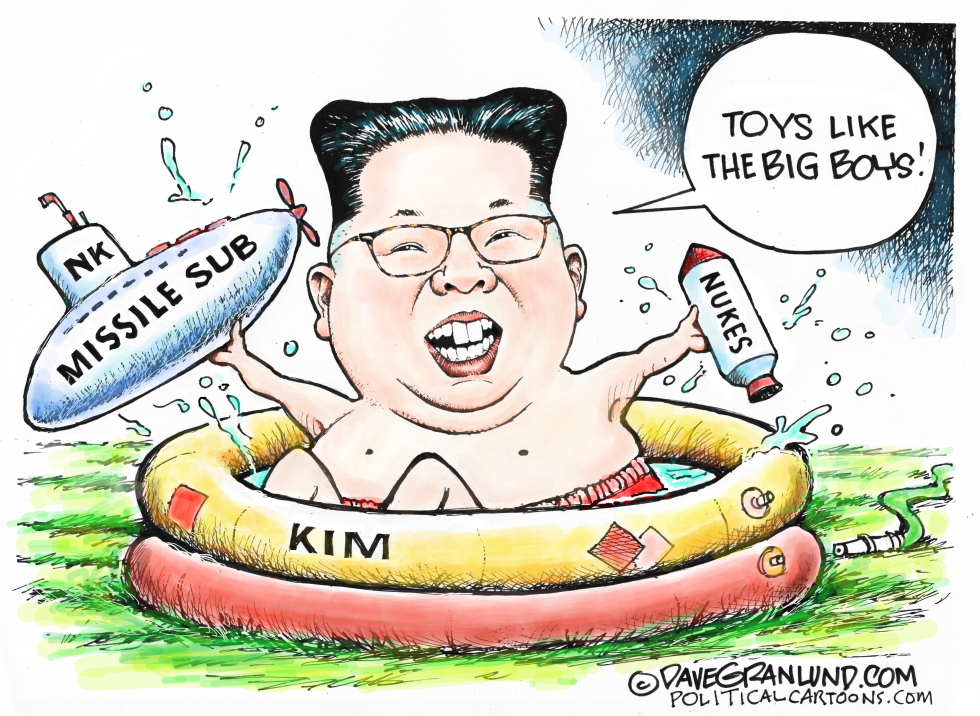 Kim subs and nuke missiles