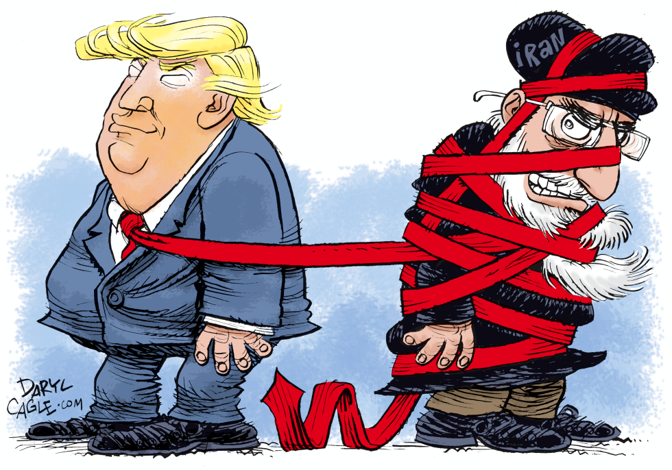  TRUMP AND IRAN by Daryl Cagle