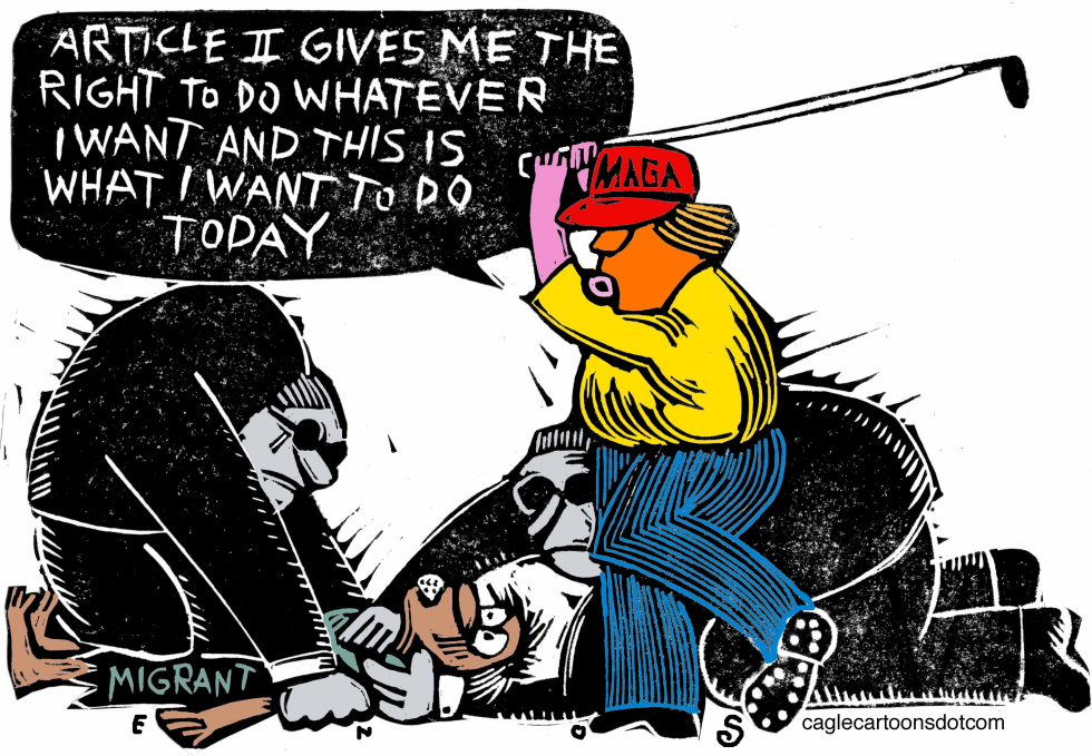Trump Tees Off