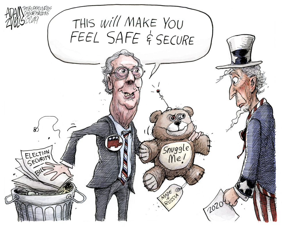  ELECTION SECURITY by Adam Zyglis