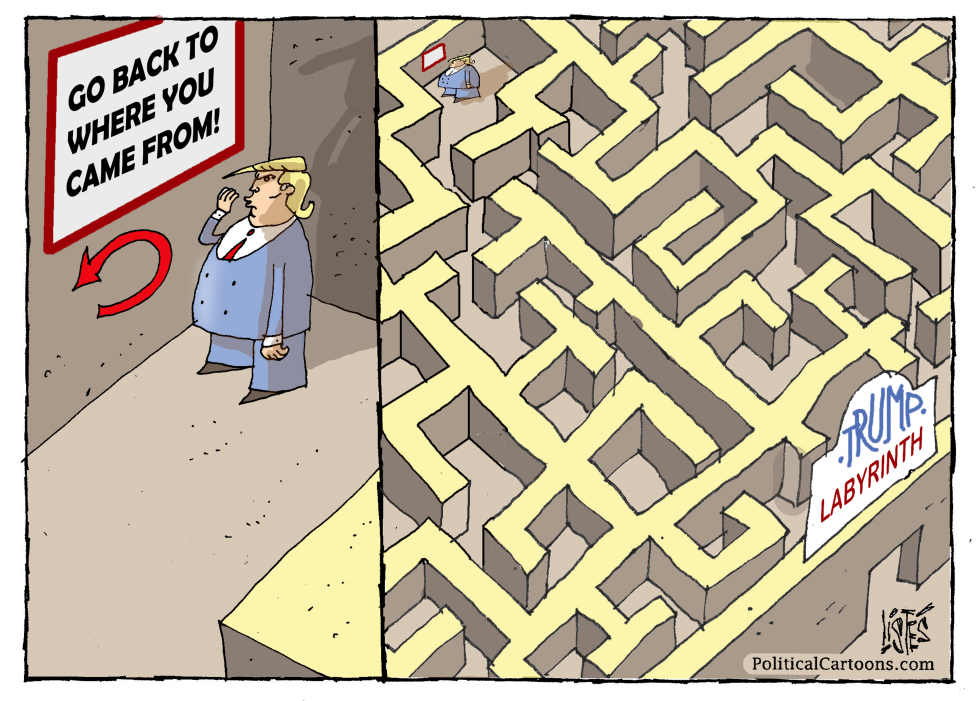  TRUMP LABYRINTH by Nikola Listes