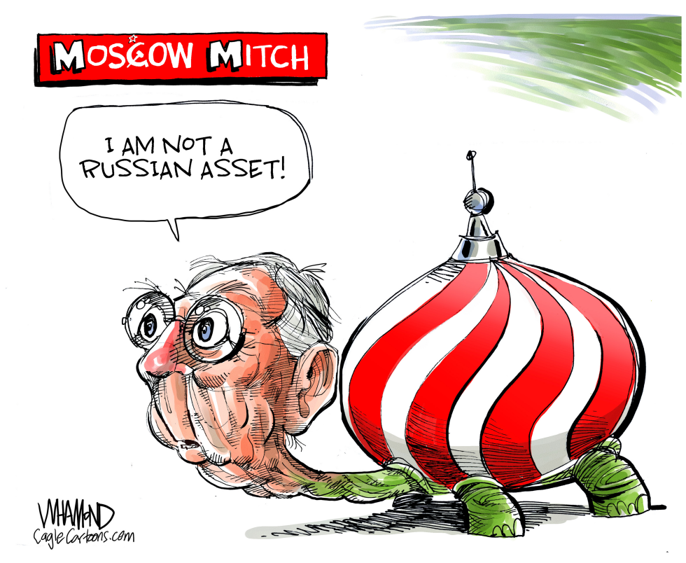  MOSCOW MITCH by Dave Whamond